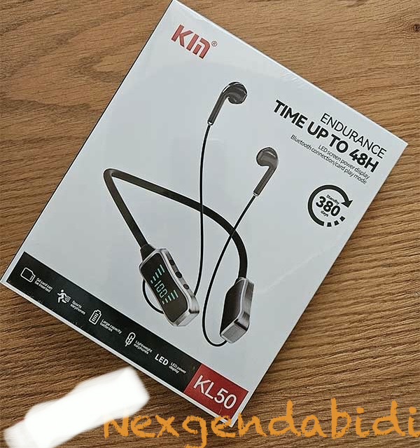 هندزفری گردنی بلوتوث KIN مدل KL50 | Neckband Wireless با صدای قدرتمند و طراحی اسپرت